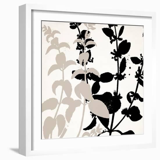 Botanical Black 2-Kimberly Allen-Framed Art Print