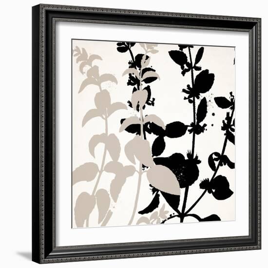 Botanical Black 2-Kimberly Allen-Framed Art Print