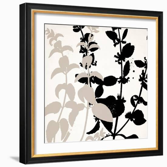 Botanical Black 2-Kimberly Allen-Framed Art Print