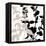 Botanical Black 2-Kimberly Allen-Framed Stretched Canvas