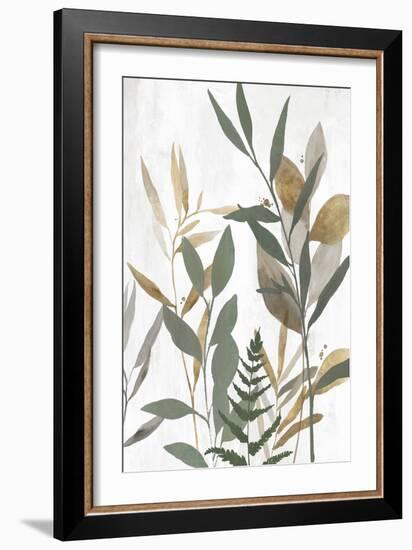 Botanical Blue Leaves I-Aria K-Framed Art Print