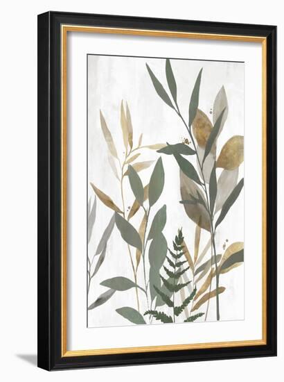 Botanical Blue Leaves I-Aria K-Framed Art Print