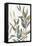 Botanical Blue Leaves I-Aria K-Framed Stretched Canvas