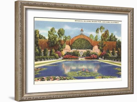 Botanical Building, Balboa Park, San Diego, California-null-Framed Art Print