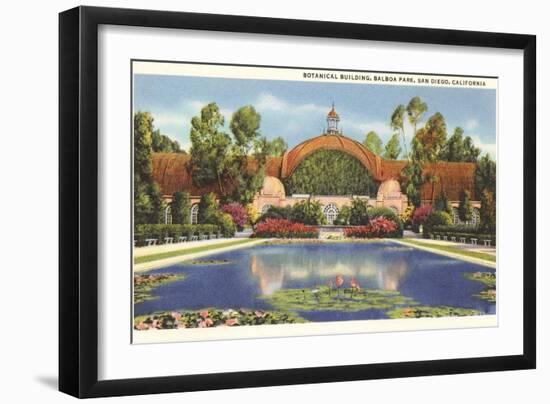 Botanical Building, Balboa Park, San Diego, California-null-Framed Art Print