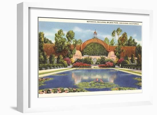 Botanical Building, Balboa Park, San Diego, California-null-Framed Art Print