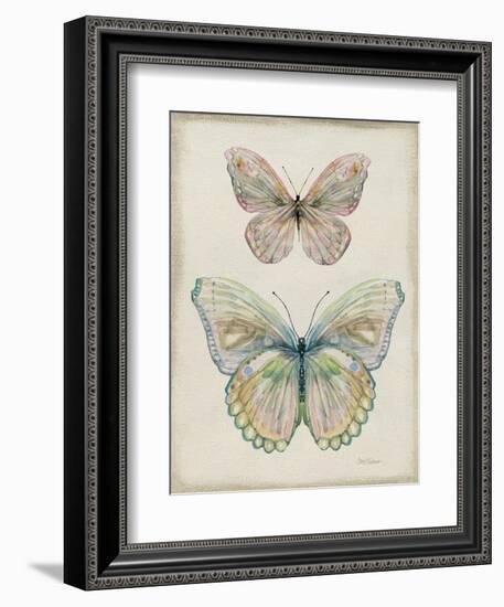 Botanical Butterflies I-Carol Robinson-Framed Art Print