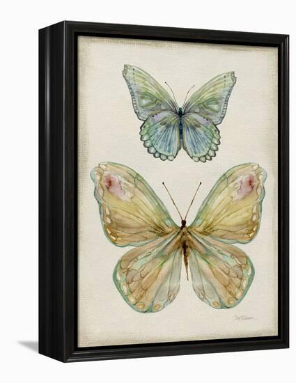 Botanical Butterflies II-Carol Robinson-Framed Stretched Canvas