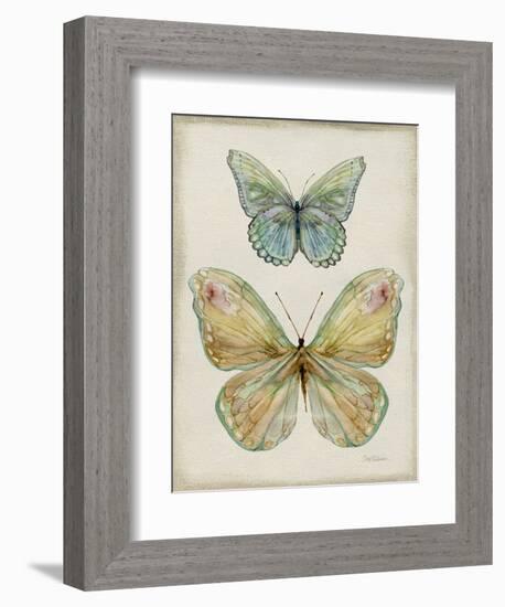 Botanical Butterflies II-Carol Robinson-Framed Art Print