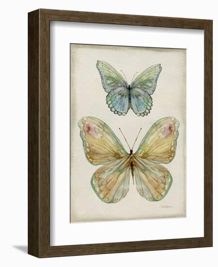 Botanical Butterflies II-Carol Robinson-Framed Art Print