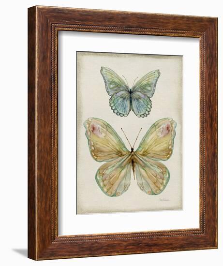 Botanical Butterflies II-Carol Robinson-Framed Art Print