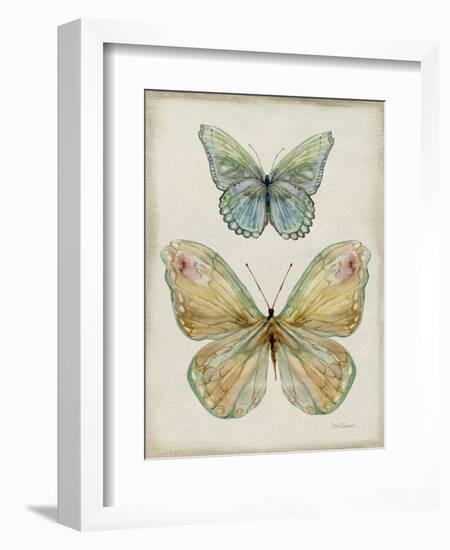 Botanical Butterflies II-Carol Robinson-Framed Art Print