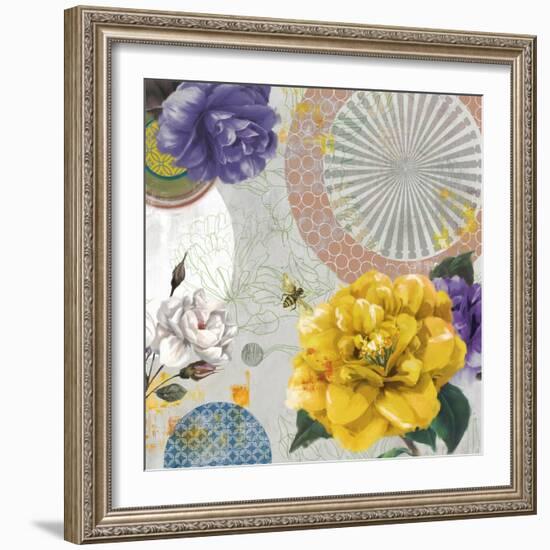 Botanical Collage-Anna Polanski-Framed Art Print