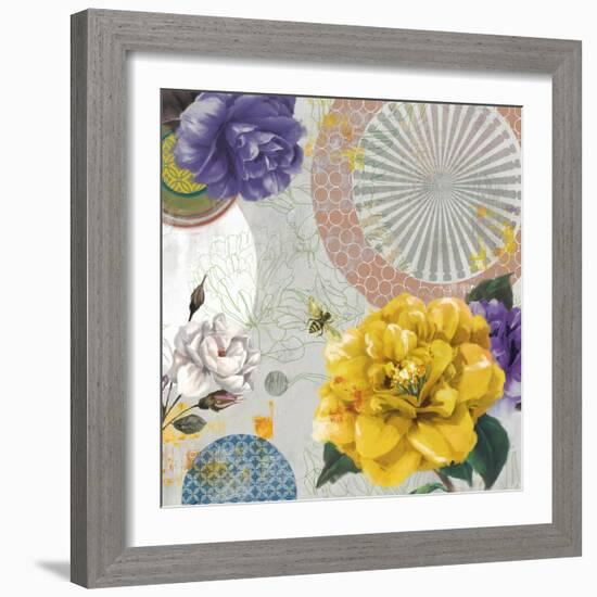 Botanical Collage-Anna Polanski-Framed Art Print