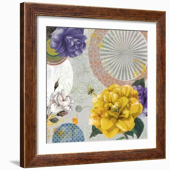 Botanical Collage-Anna Polanski-Framed Art Print