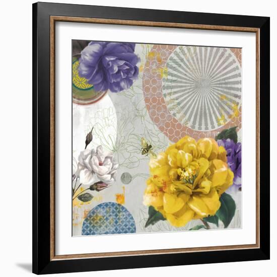 Botanical Collage-Anna Polanski-Framed Art Print