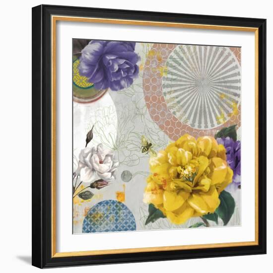 Botanical Collage-Anna Polanski-Framed Art Print