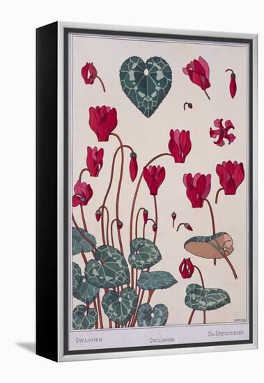 Botanical Diagram of Cyclamen-Eugene Grasset-Framed Premier Image Canvas