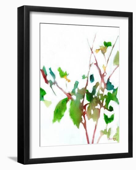 Botanical from the Courtyard 6-Janel Bragg-Framed Art Print