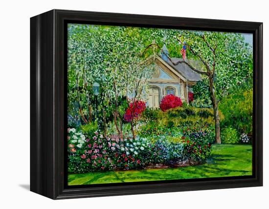 Botanical Garden, Azalea and Peonies, 2016-Anthony Butera-Framed Premier Image Canvas