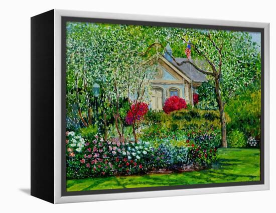 Botanical Garden, Azalea and Peonies, 2016-Anthony Butera-Framed Premier Image Canvas