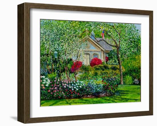Botanical Garden, Azalea and Peonies, 2016-Anthony Butera-Framed Giclee Print