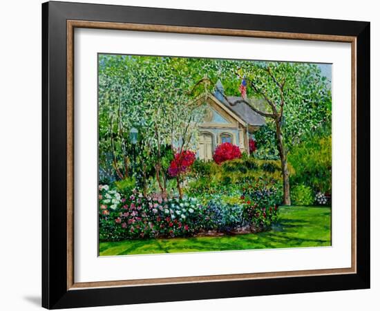 Botanical Garden, Azalea and Peonies, 2016-Anthony Butera-Framed Giclee Print