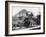 Botanical Gardens and Mount Corcovado, Rio De Janeiro, Brazil, 1893-John L Stoddard-Framed Giclee Print