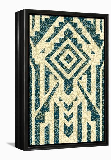 Botanical Geometric Pattern-null-Framed Stretched Canvas