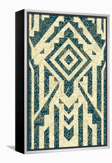 Botanical Geometric Pattern-null-Framed Stretched Canvas