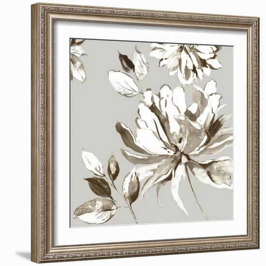 Botanical Gray I-Asia Jensen-Framed Art Print
