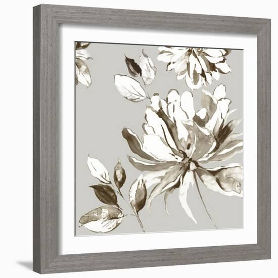 Botanical Gray I-Asia Jensen-Framed Art Print