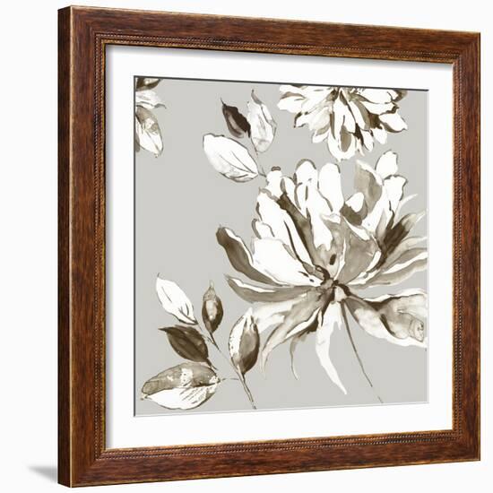 Botanical Gray I-Asia Jensen-Framed Art Print