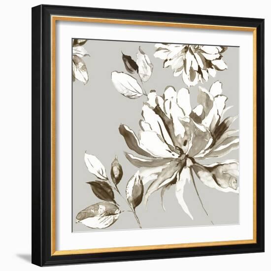 Botanical Gray I-Asia Jensen-Framed Art Print