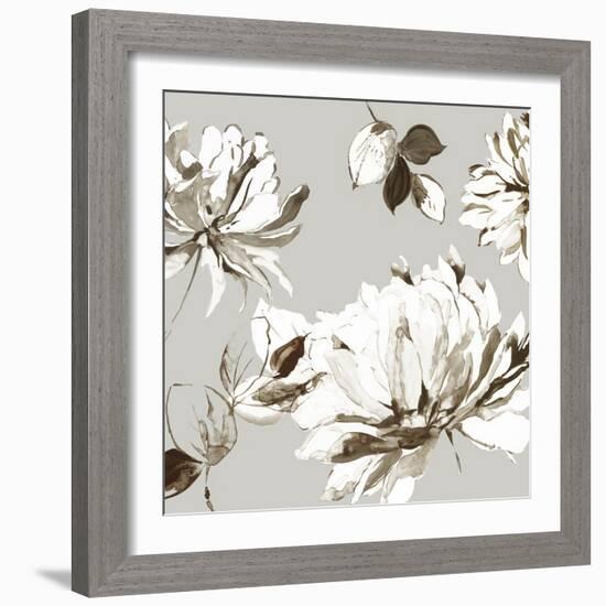 Botanical Gray II-Asia Jensen-Framed Art Print