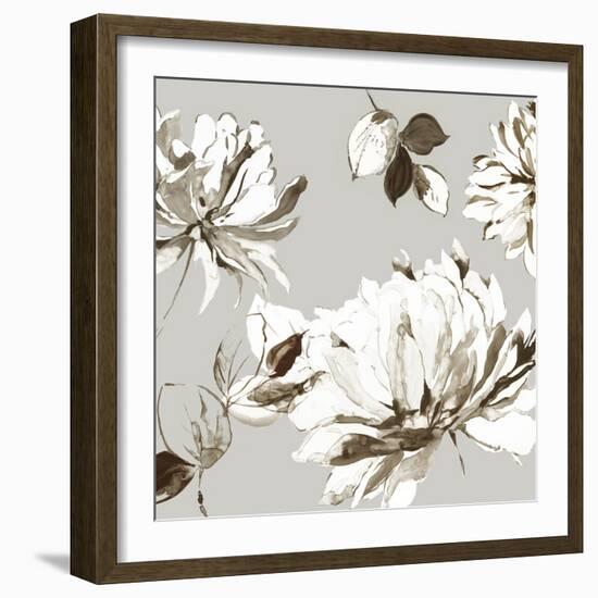 Botanical Gray II-Asia Jensen-Framed Art Print