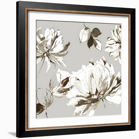 Botanical Gray II-Asia Jensen-Framed Art Print