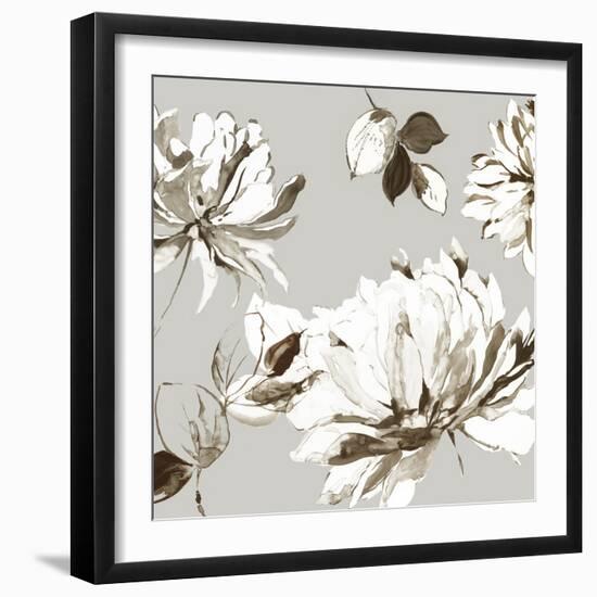 Botanical Gray II-Asia Jensen-Framed Art Print