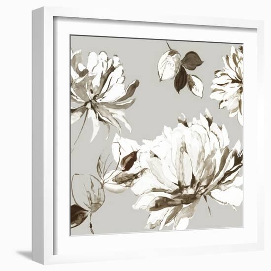 Botanical Gray II-Asia Jensen-Framed Art Print