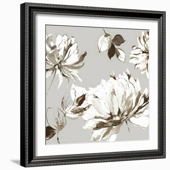 Botanical Gray II-Asia Jensen-Framed Art Print