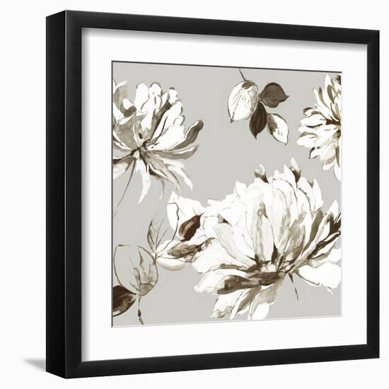 Botanical Gray II-Asia Jensen-Framed Art Print