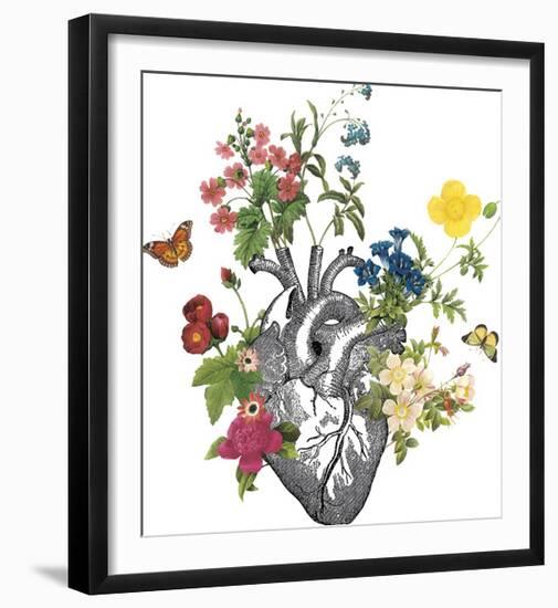 Botanical Heart-Maria Mendez-Framed Giclee Print