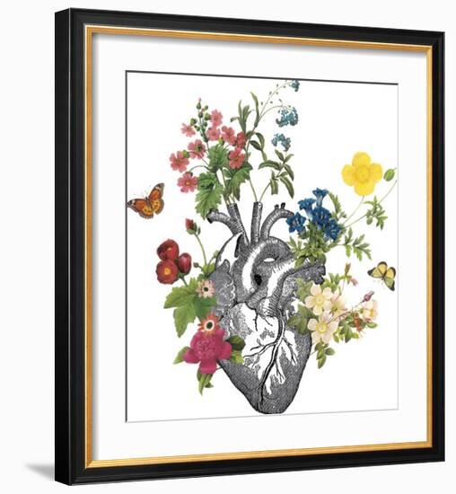 Botanical Heart-Maria Mendez-Framed Giclee Print