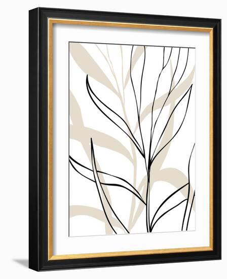 Botanical Lines Art-Elena Ristova-Framed Giclee Print