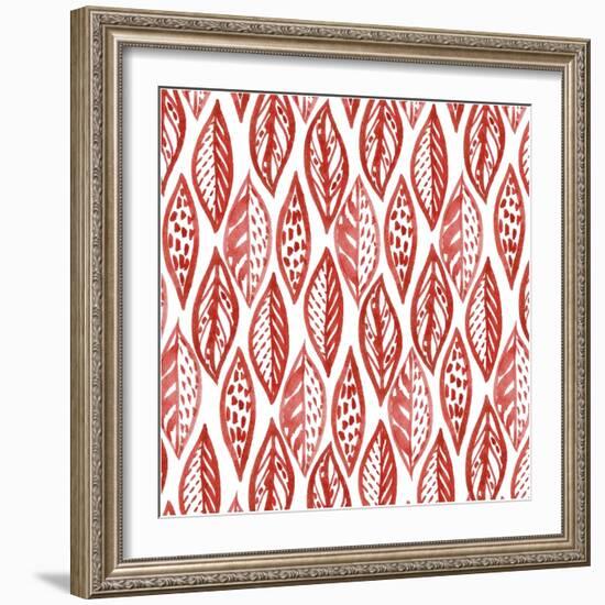 Botanical pattern 2-Irina Trzaskos Studio-Framed Giclee Print