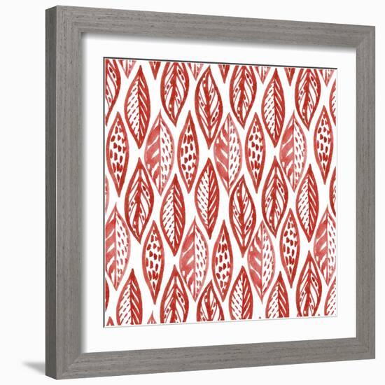 Botanical pattern 2-Irina Trzaskos Studio-Framed Giclee Print