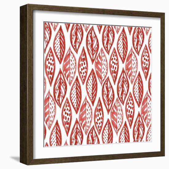 Botanical pattern 2-Irina Trzaskos Studio-Framed Giclee Print