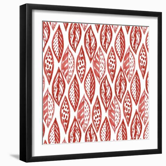 Botanical pattern 2-Irina Trzaskos Studio-Framed Giclee Print