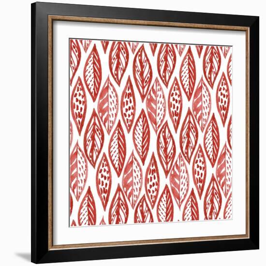 Botanical pattern 2-Irina Trzaskos Studio-Framed Giclee Print