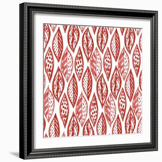 Botanical pattern 2-Irina Trzaskos Studio-Framed Giclee Print